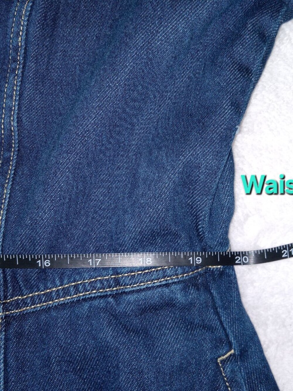 Free Assembly Women’s Heavy Denim Dark Wash Maxi Button Up Dress Sz XL - Picture 12 of 13